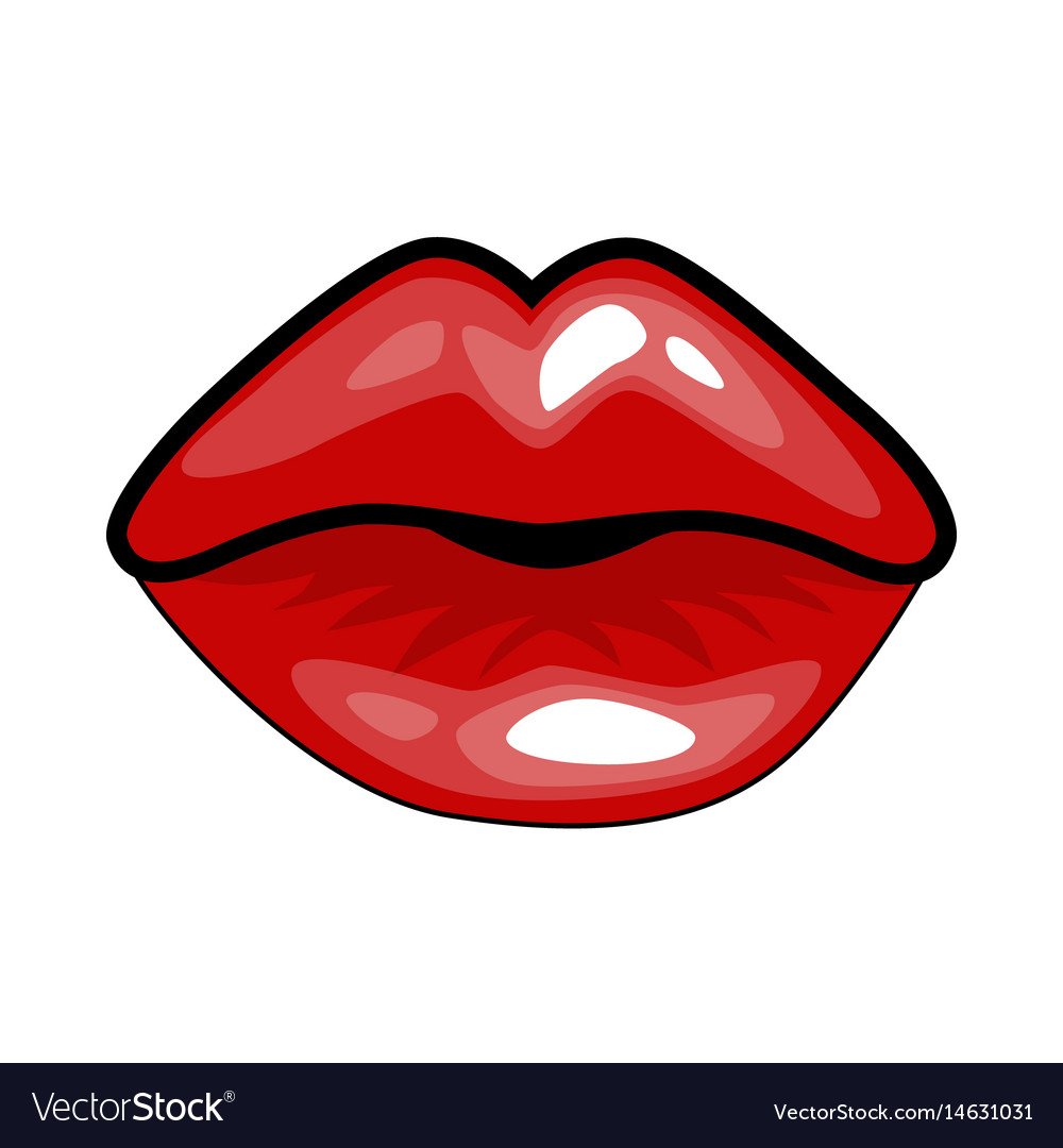 Губы мультяшные