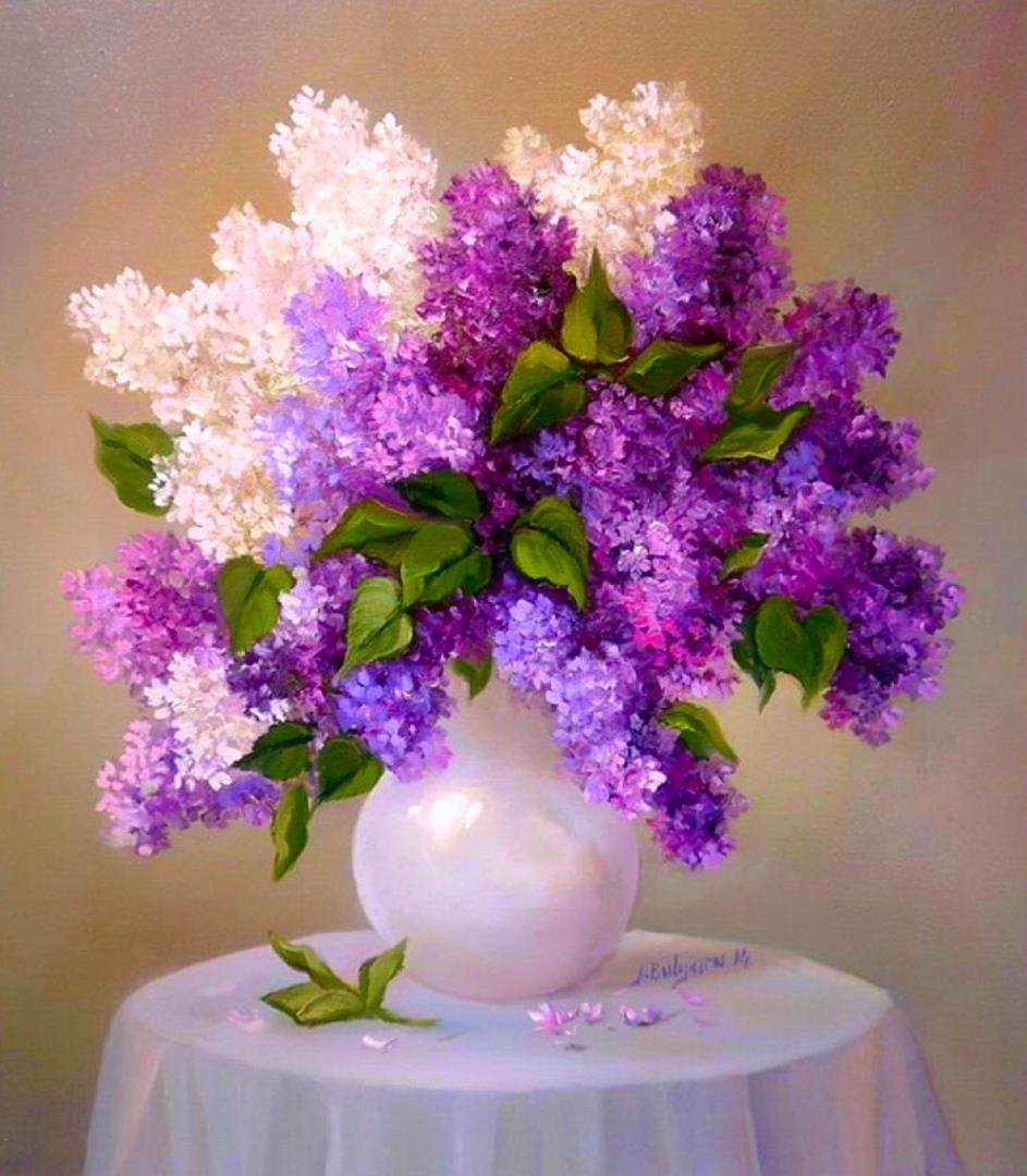 Анка Булгару художница сирень