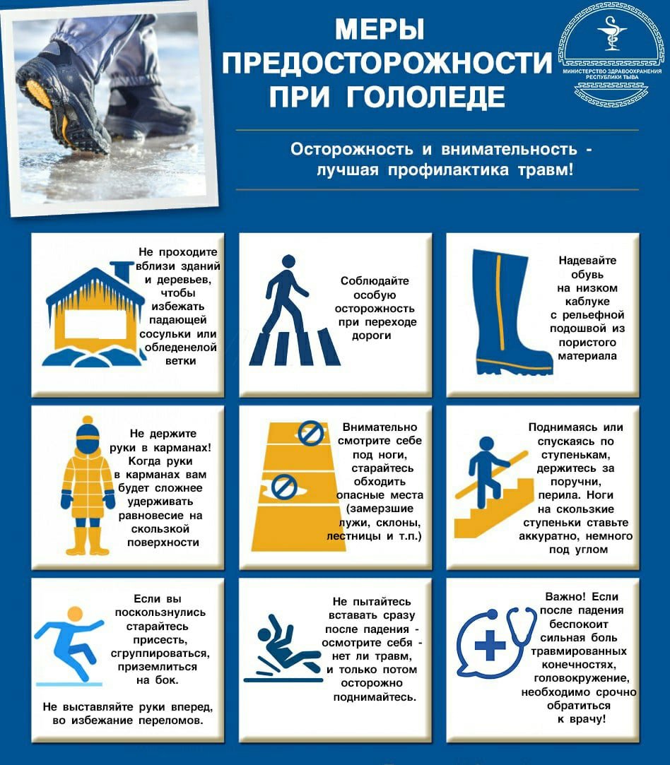 Памятка гололед