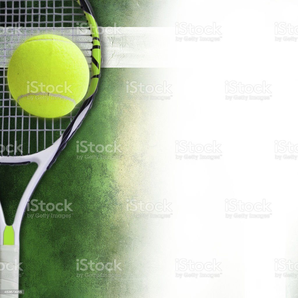 Теннисная ракетка в рамке