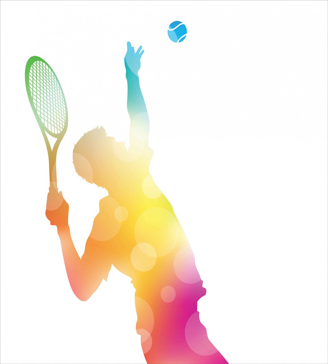 Теннис фон вектор