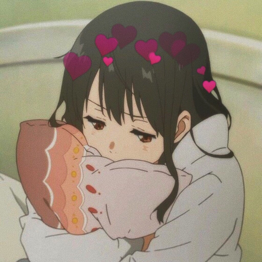 Аниме девушка скучает