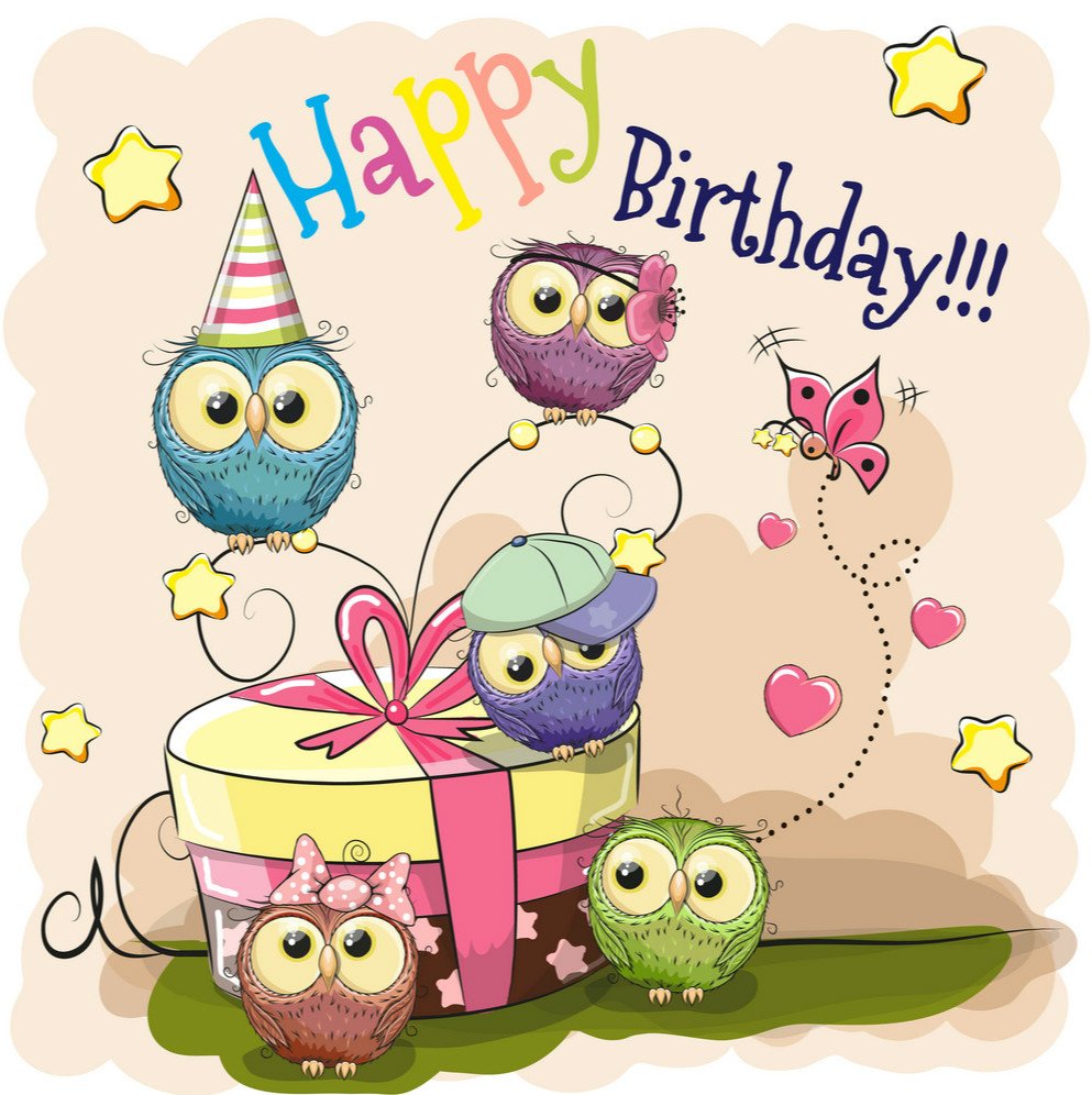 С днем рождения Совенок