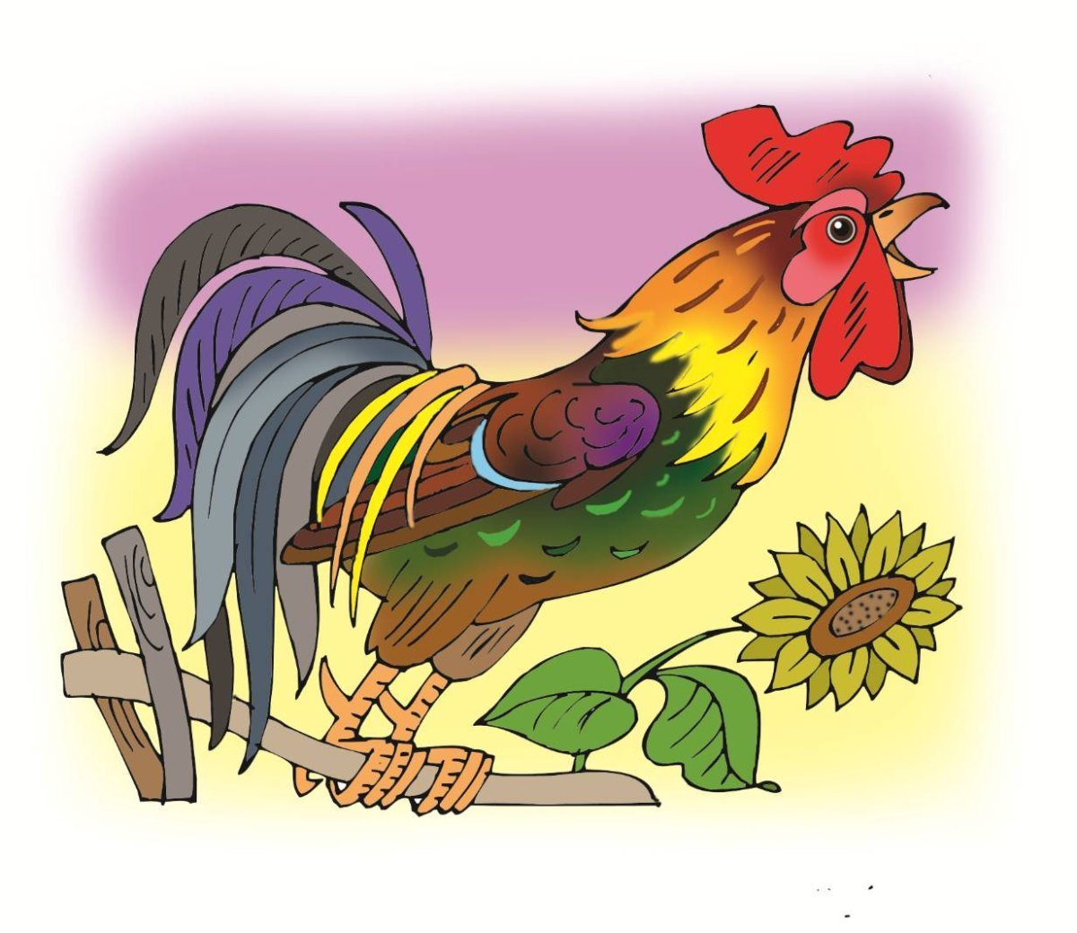 Храбрый петух