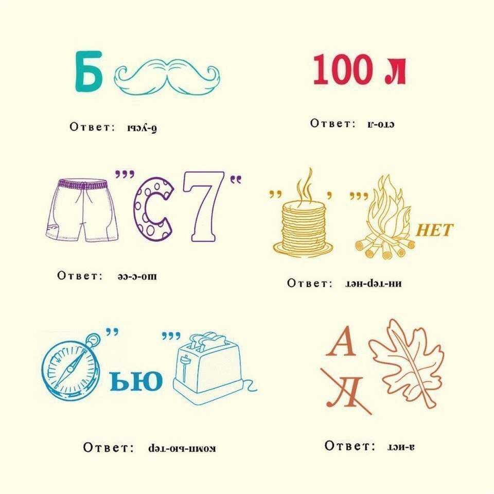 Ребусы для детей -с п т,
