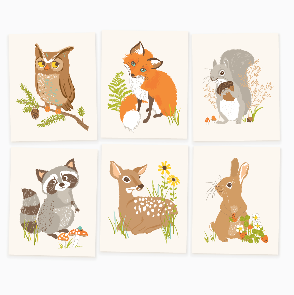 Животные в скандинавском стиле