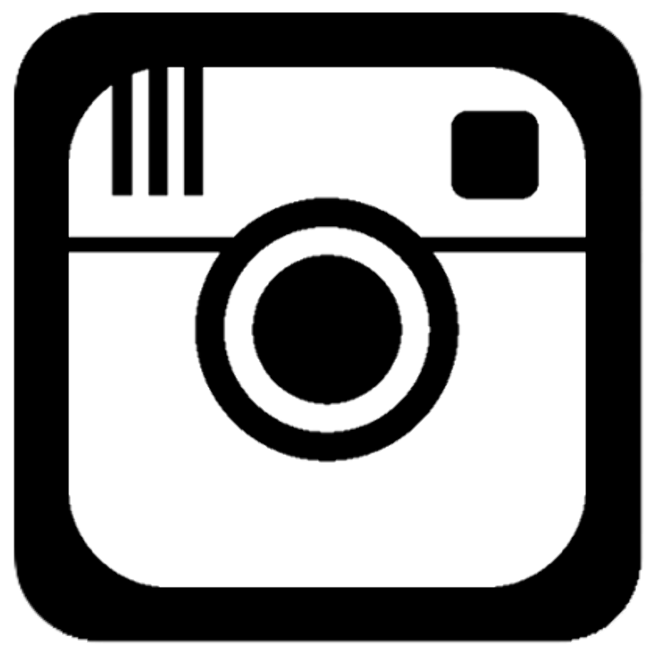 Значки Инстаграм для визиток чб