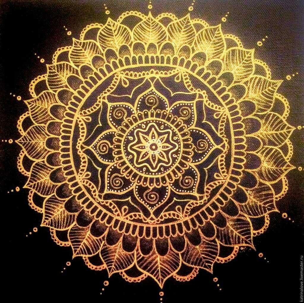 Мандала денежная спираль