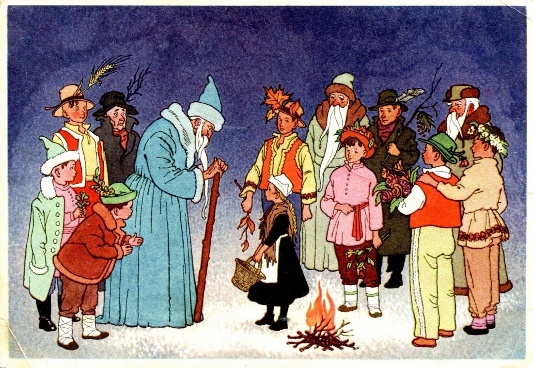 Самуил Маршак двенадцать месяцев