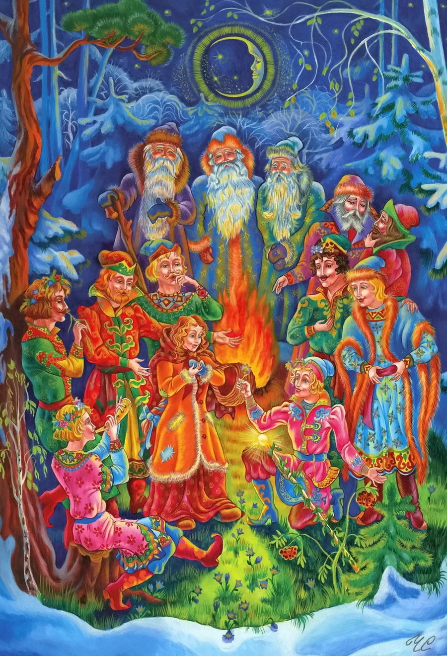 12 Месяцев иллюстрации