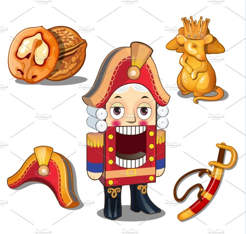 Щелкунчик и мышиный Король вектор