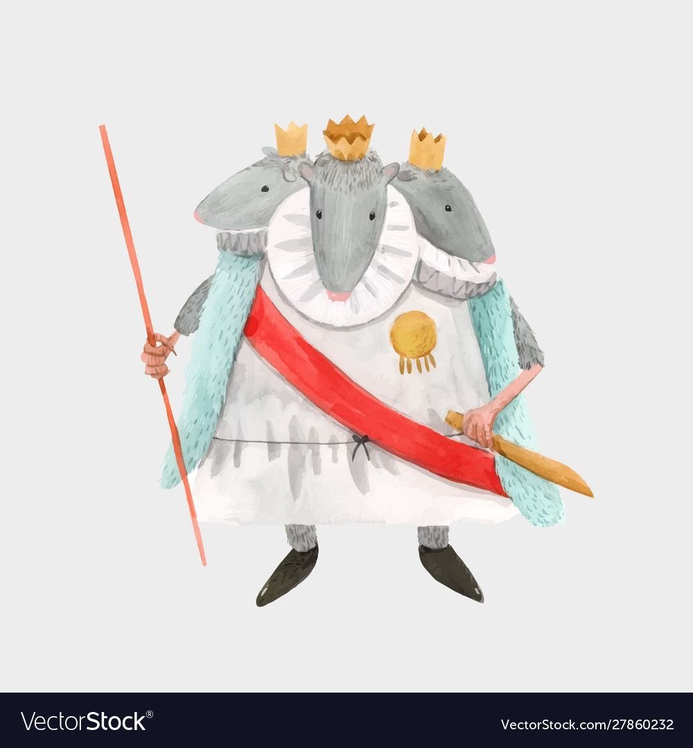 Мышиный Король из Щелкунчика иллюстрации