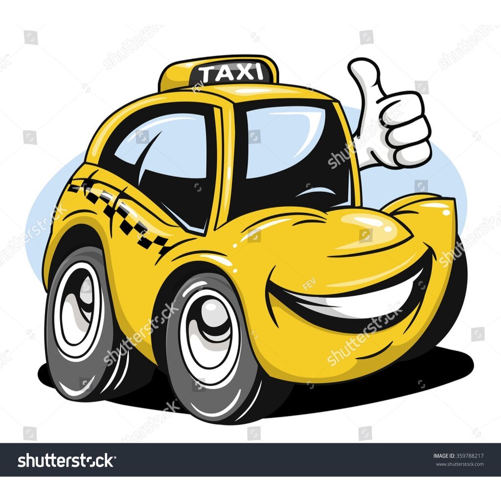 Карикатура таксистов на обои телефона