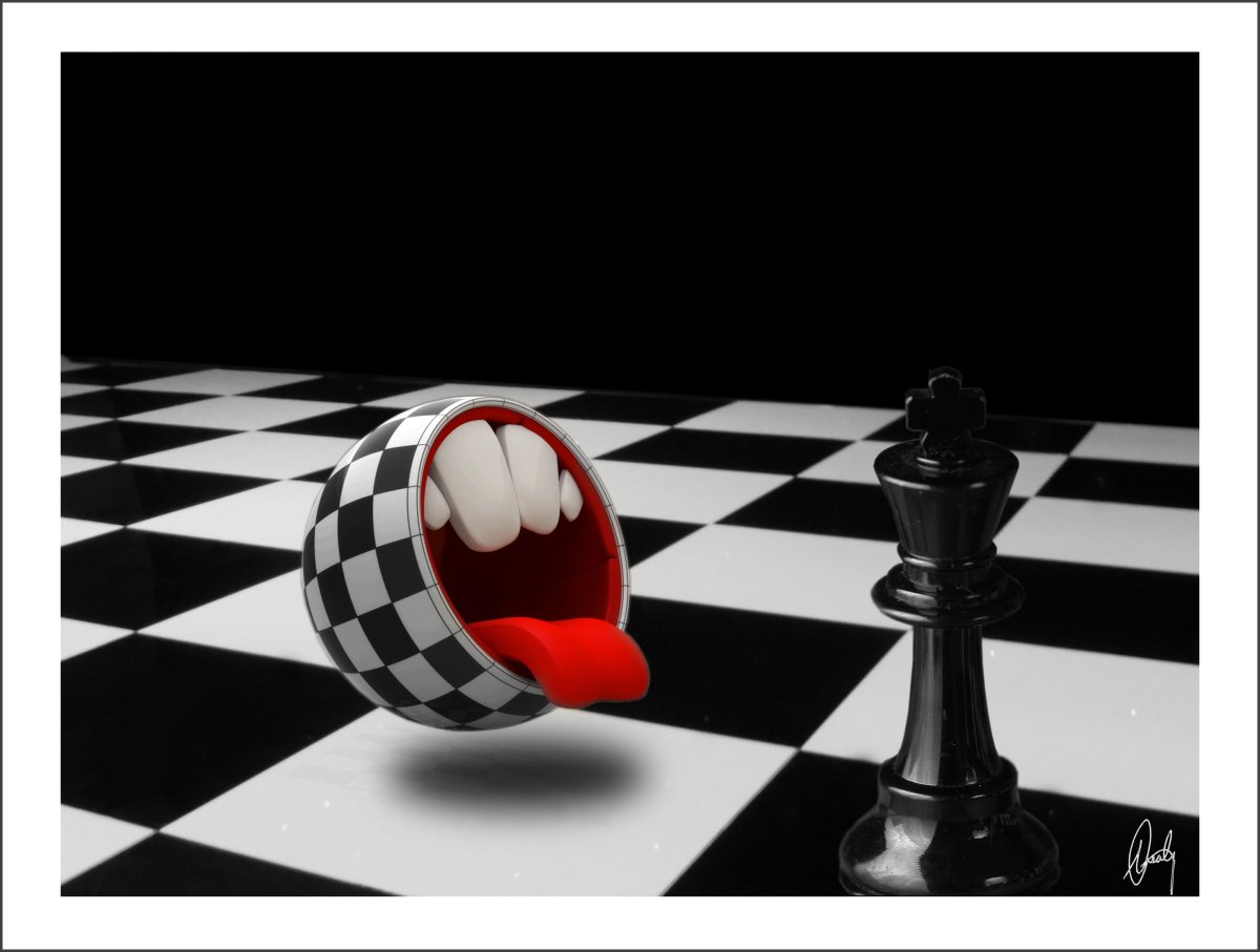 Шахматные фигуры абстракция