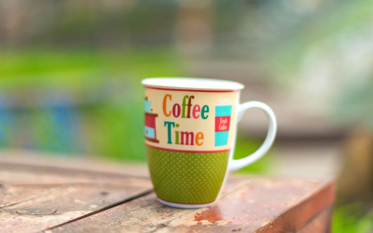 Обои на рабочий стол лето кофе