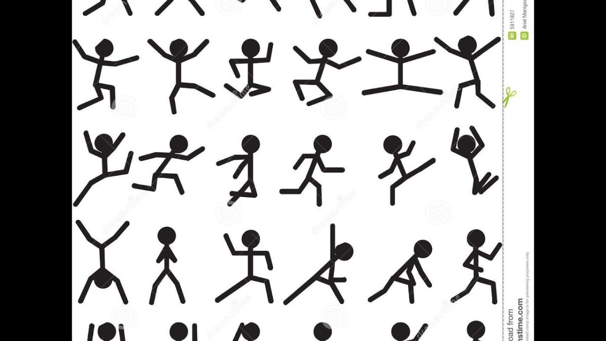 Человечки в разных позах