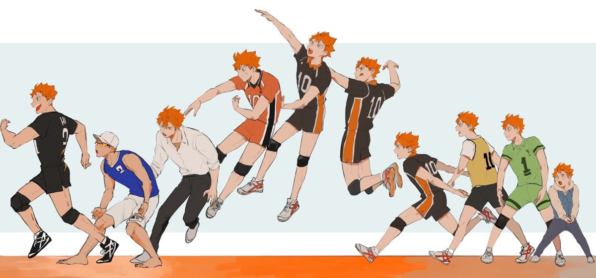 Хината шоё волейбол стикерф