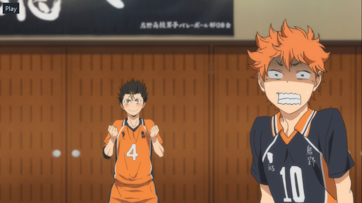 Волейбол Хината и Нишиноя