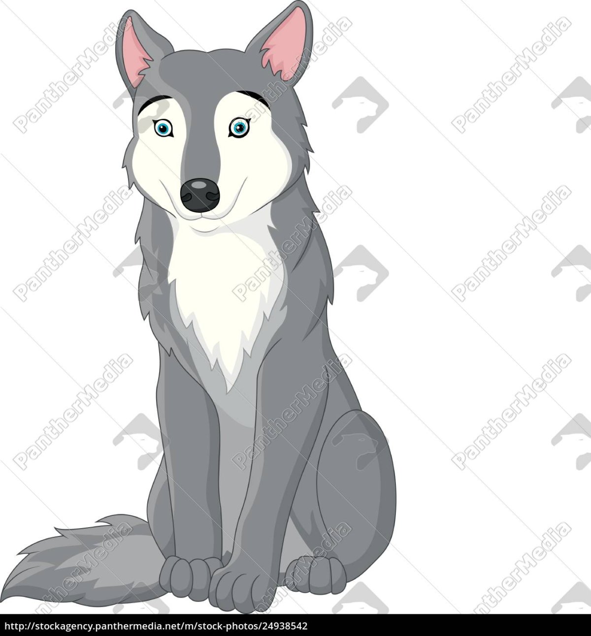 Волчица с детьми