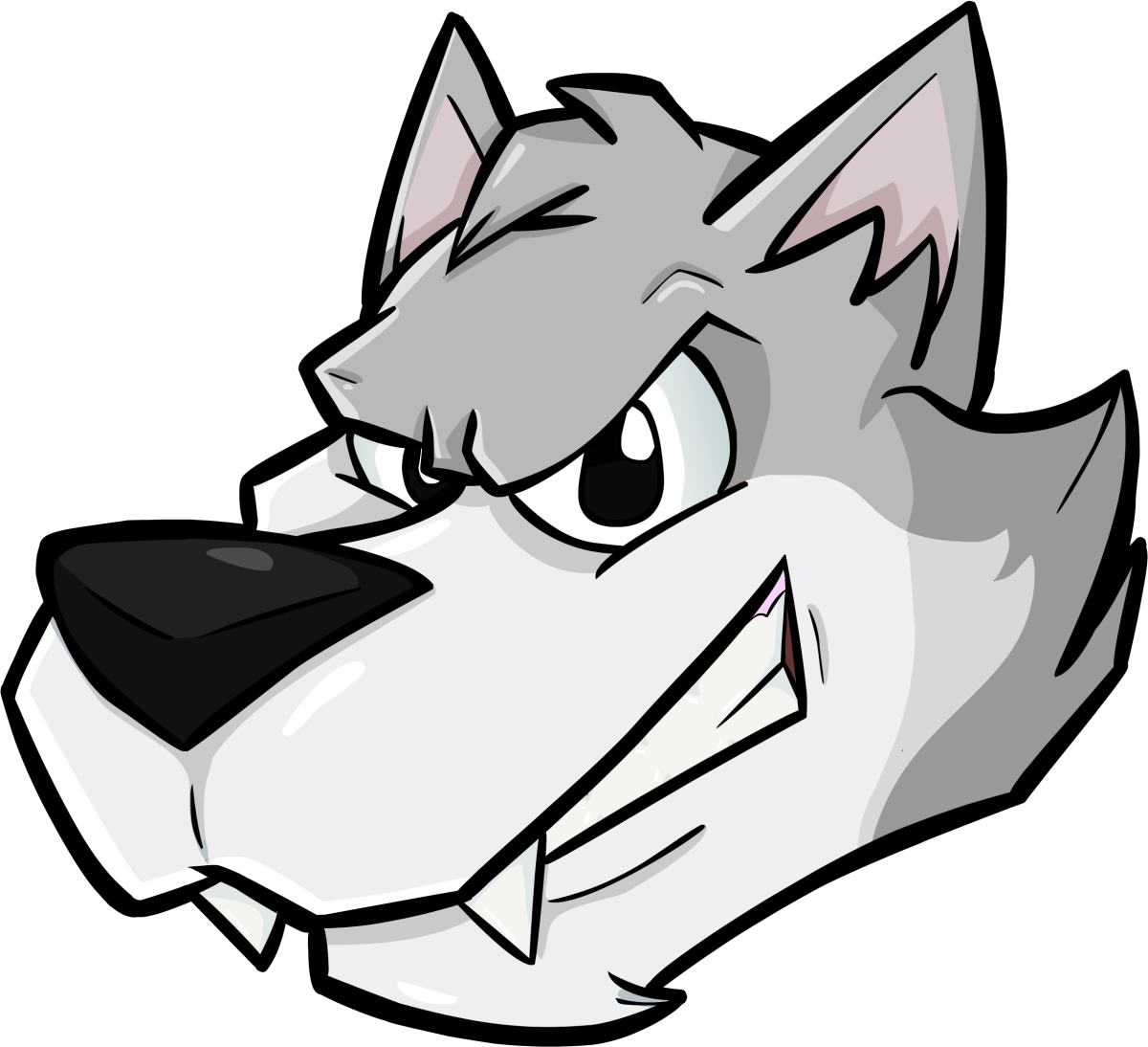 Мордочка волка