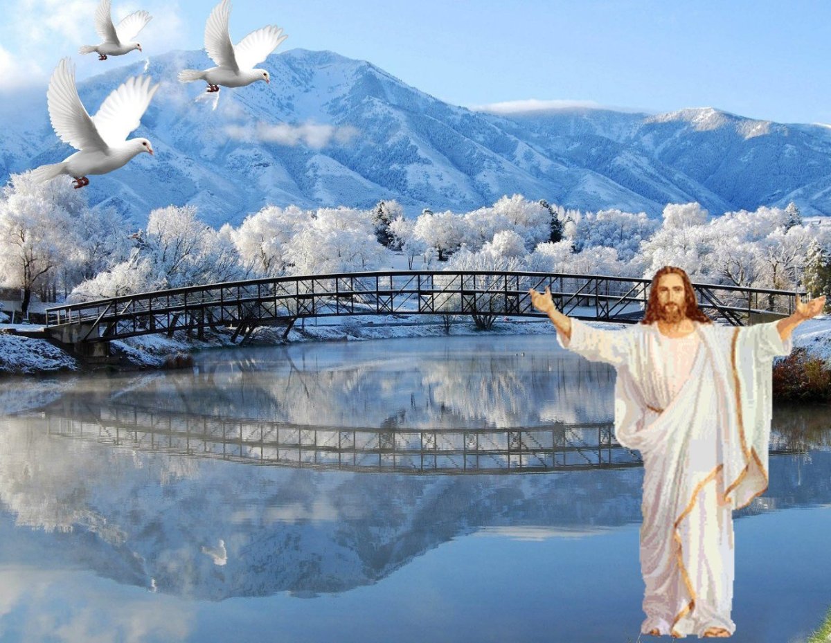 Крещение фон