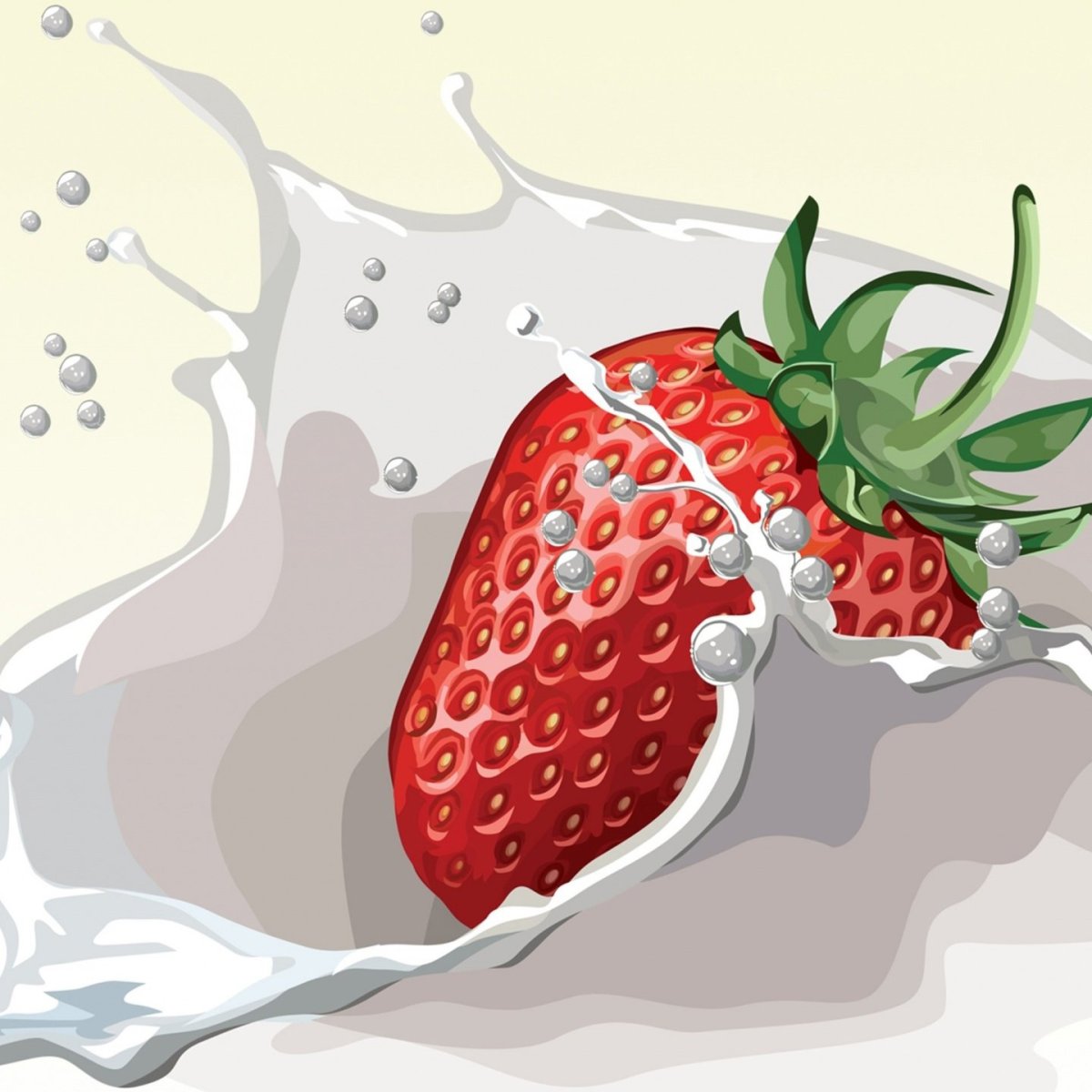 Клубника персонаж иллюстрация