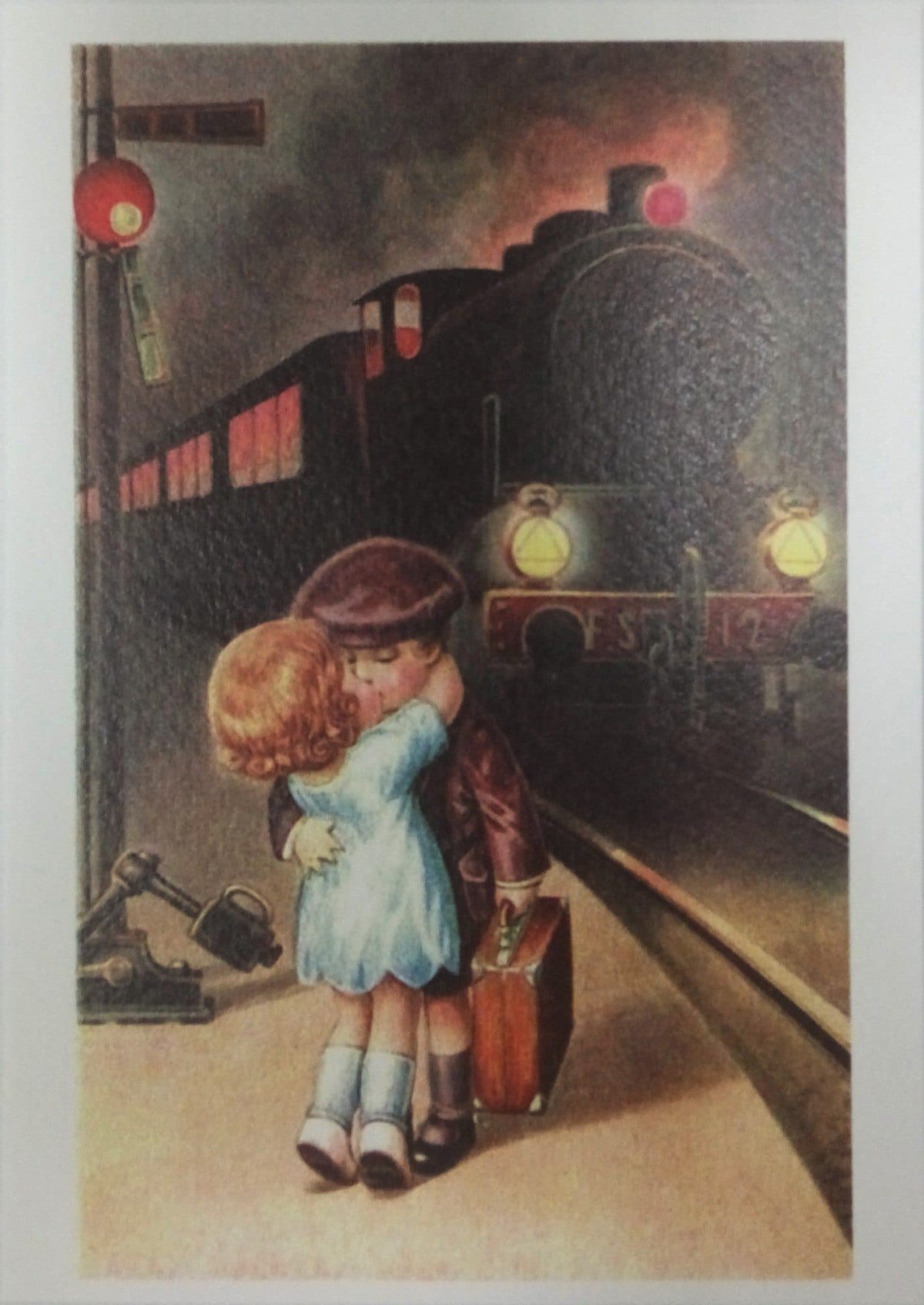 Винтажные открытки с железной дорогой