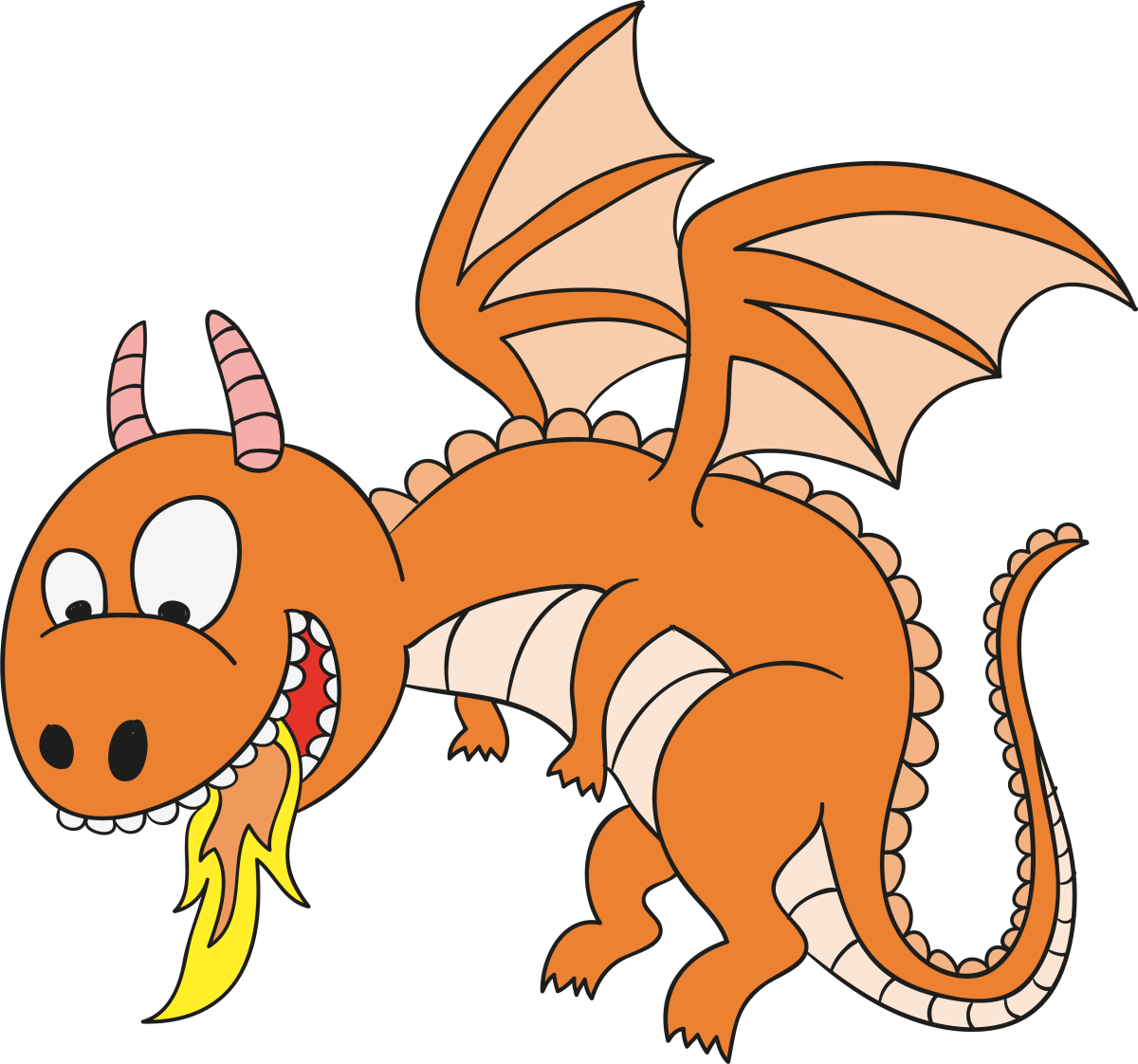 Дракон мультяшный