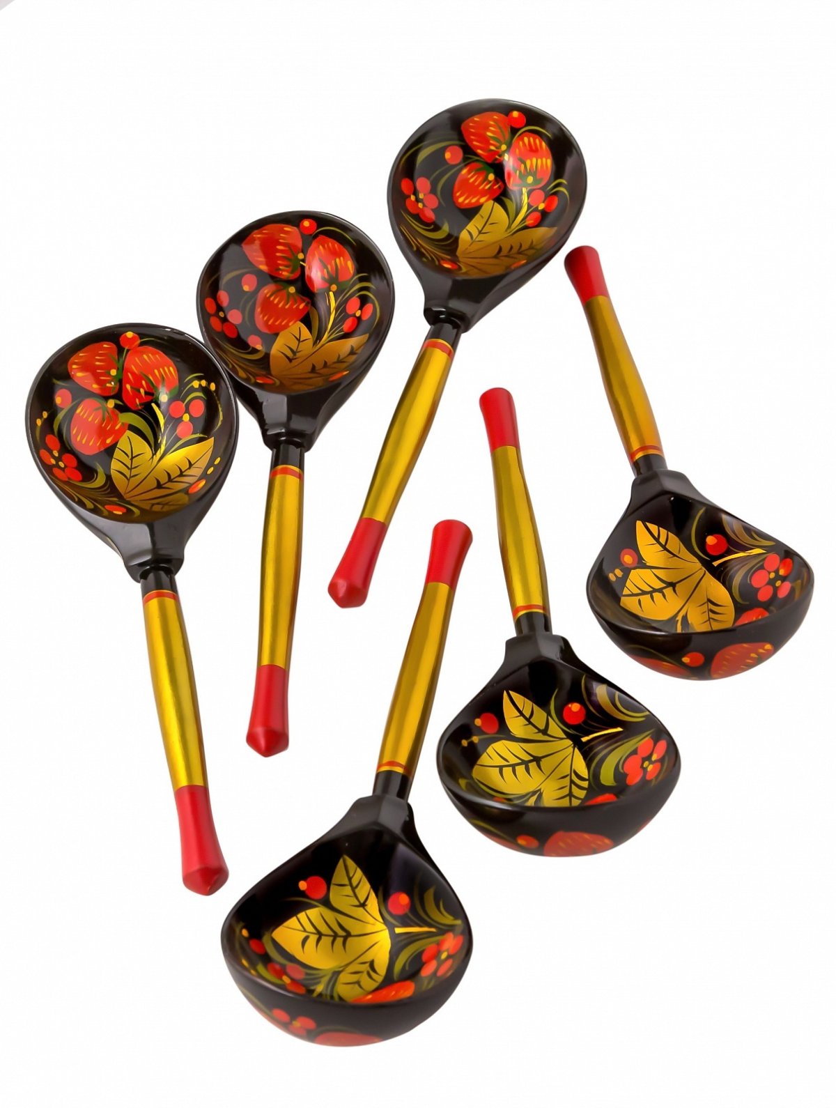 Хохлома ложка полубасская