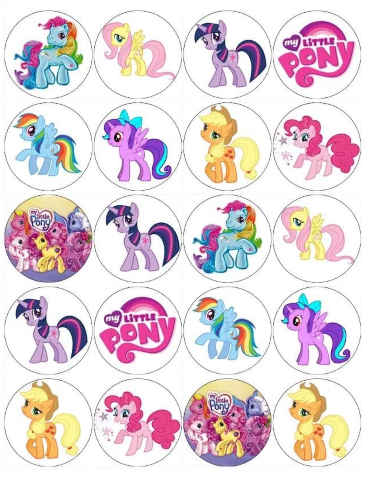 Круглые пони