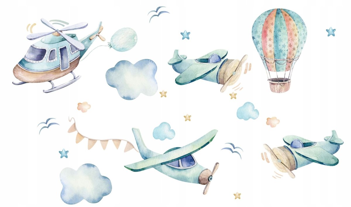 Самолет детский с глазками