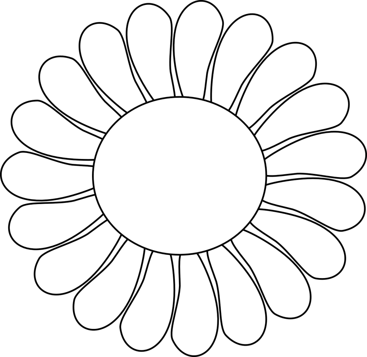 Букет ромашек разукрашка