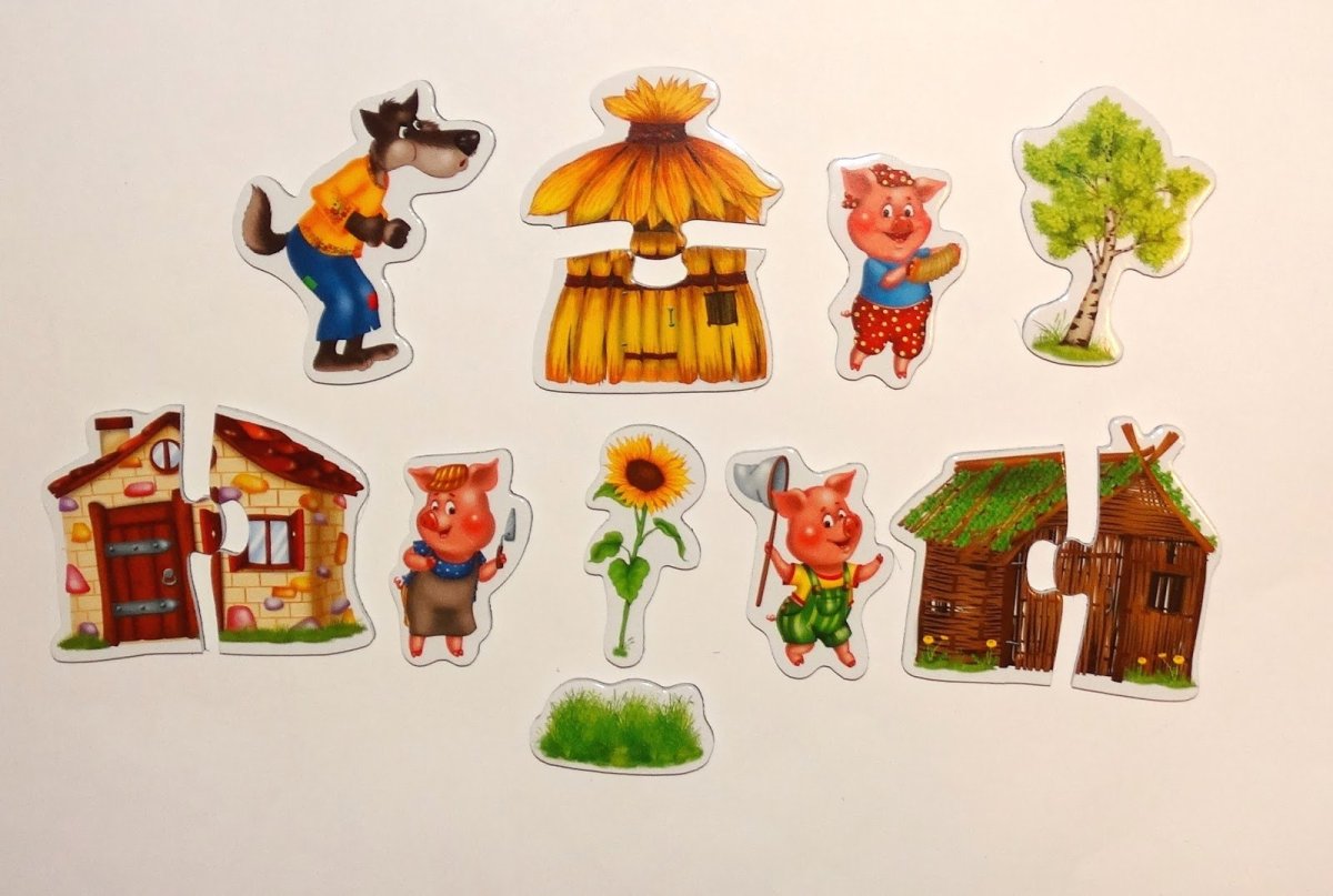 Магнитный театр три поросенка