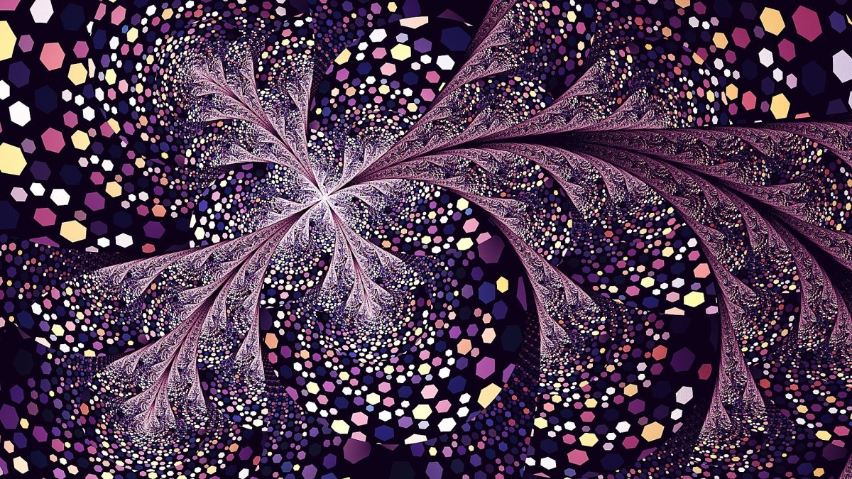 Цветы абстракция