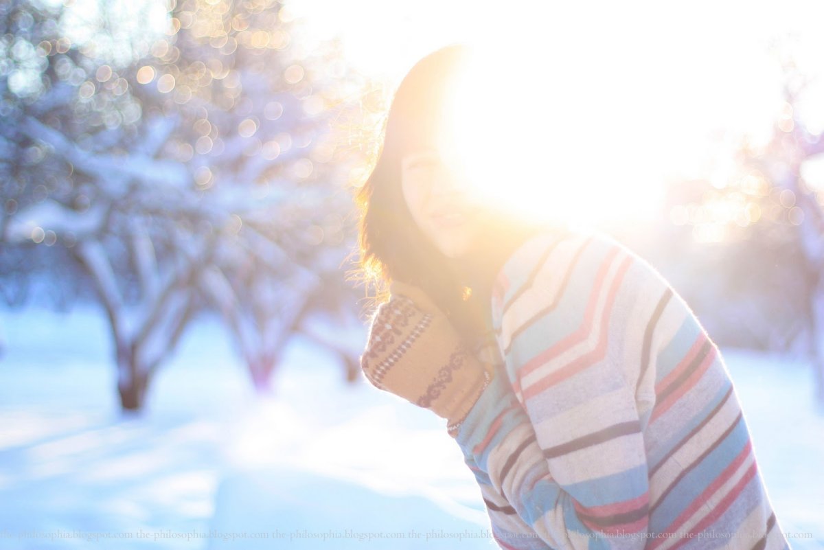 Фотосессия на снегу