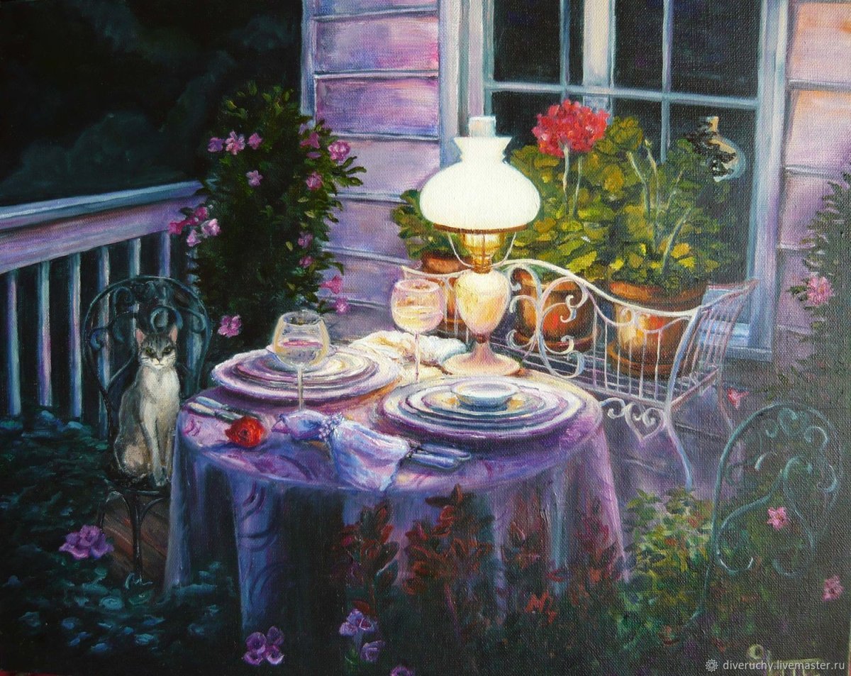 Вечер на веранде