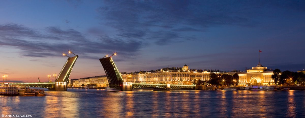 Красивая панорама Питера горизонтальная