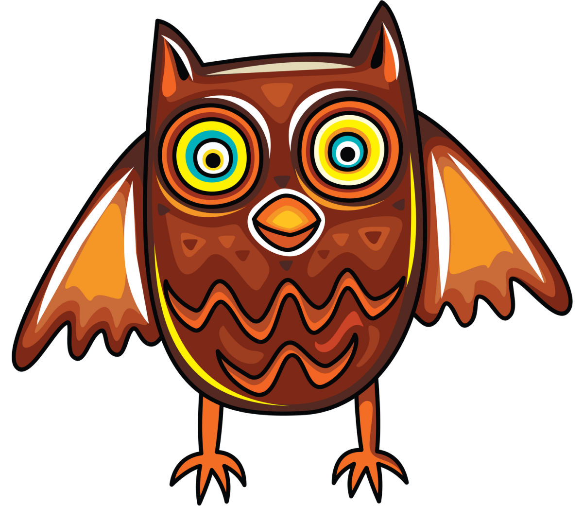 Сова вектор