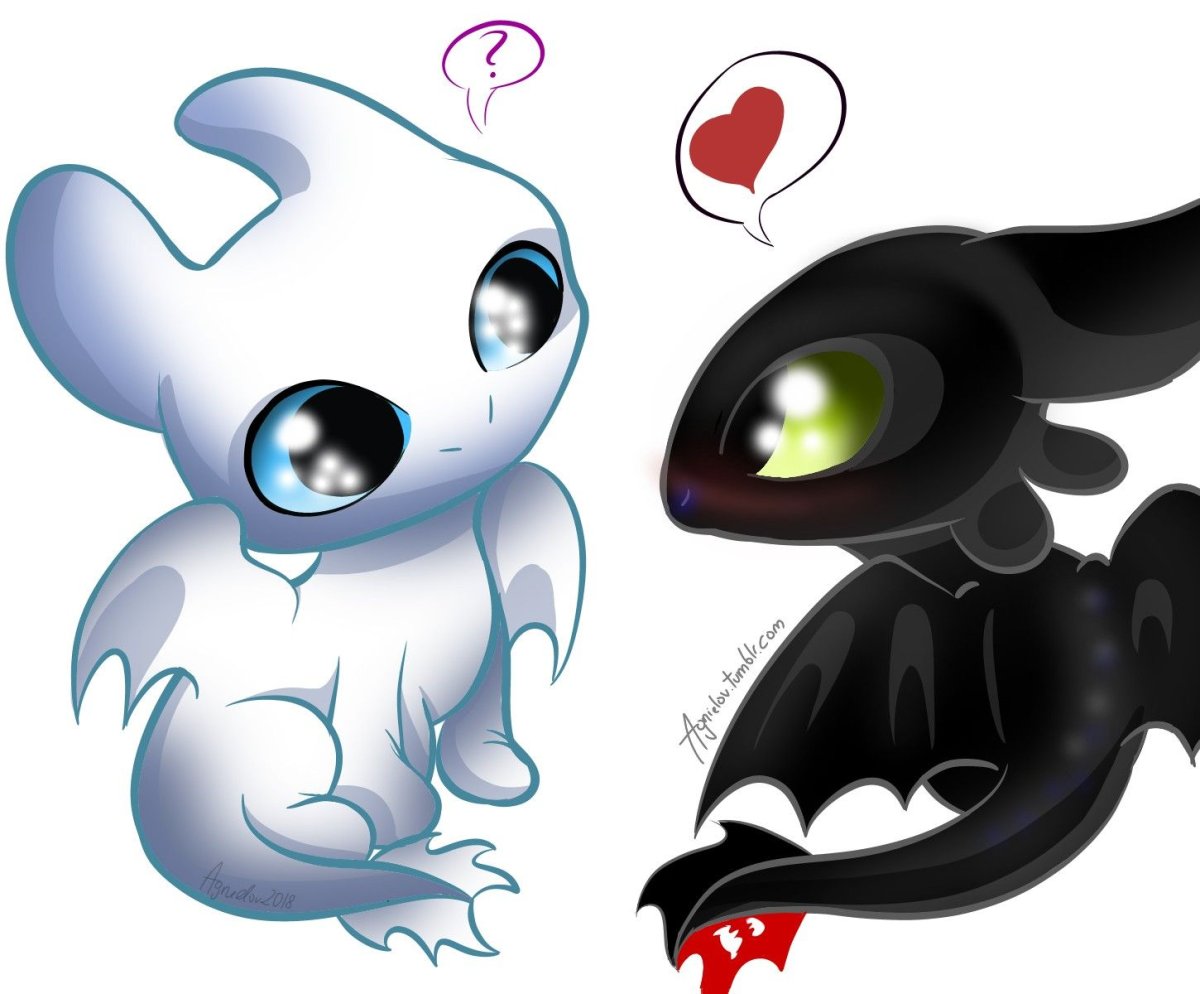 Чиби Беззубик и дневная фурия