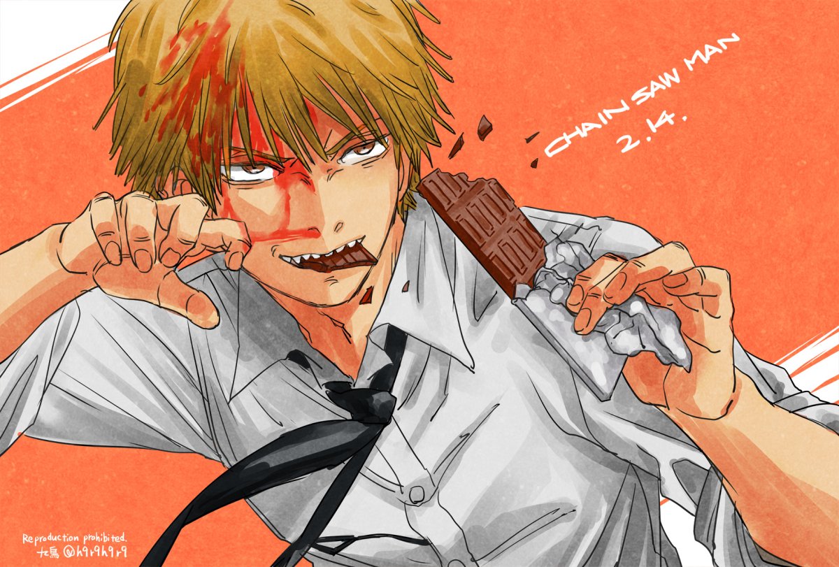 Дэндзи человек бензопила арт