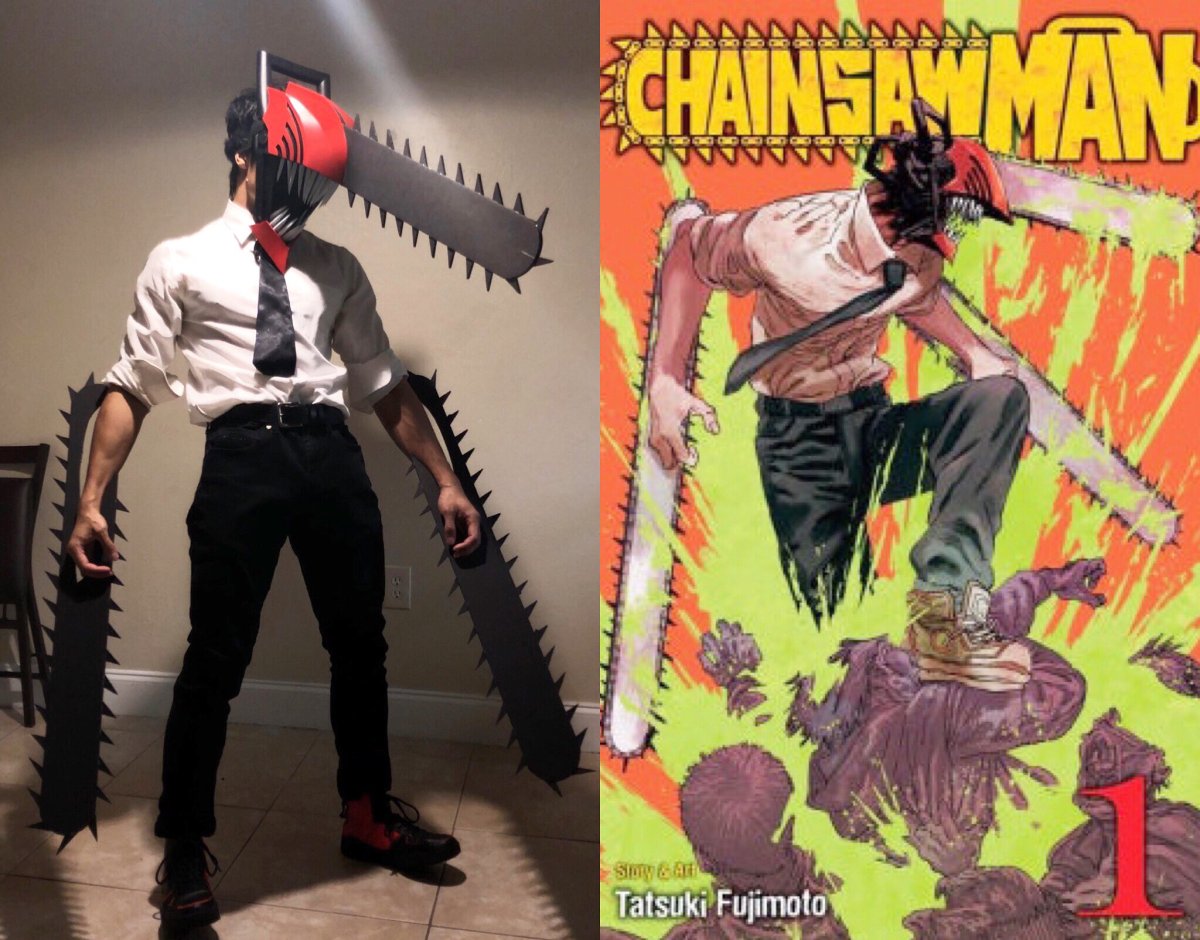 Денди косплей человек бензопила