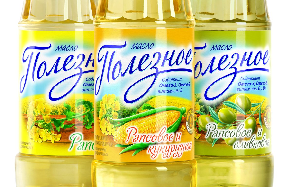 Упаковка растительного масла