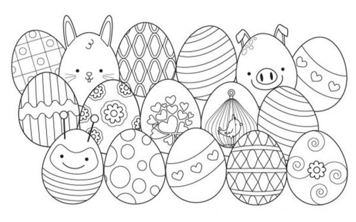 Идеи рисунков на Пасху сложные