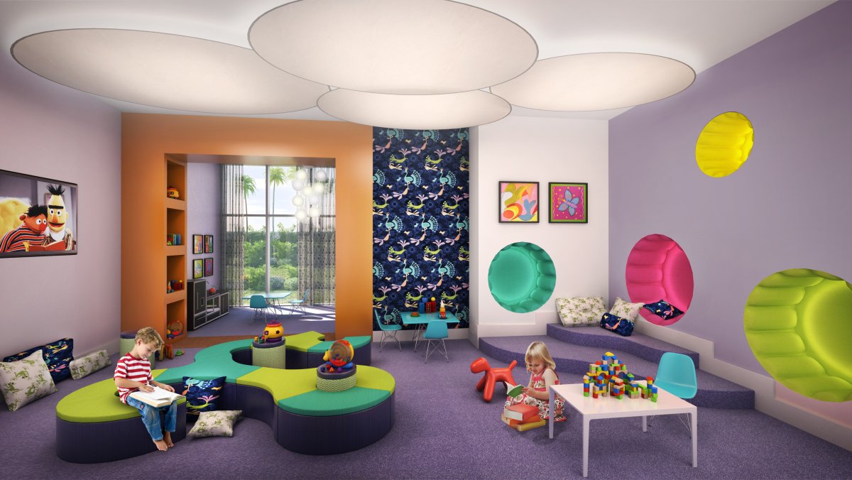 Планировка детской игровой комнаты