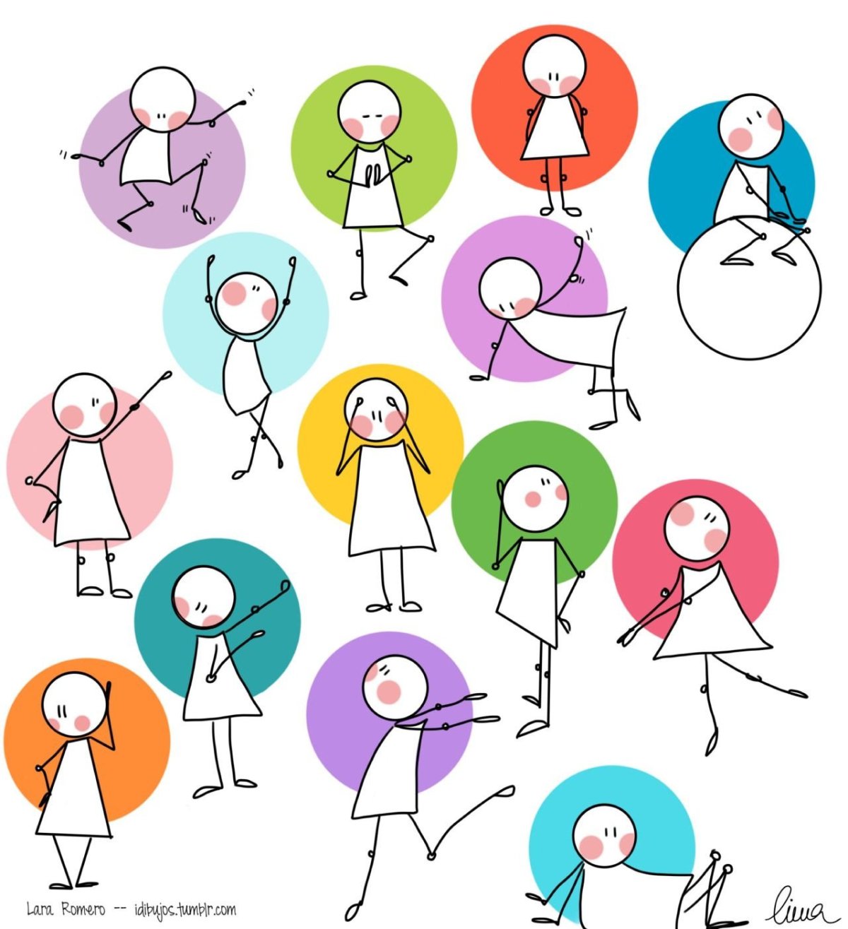 Нарисованный человечек