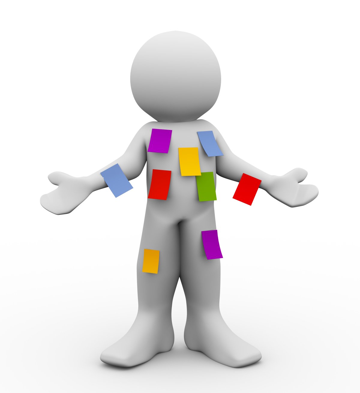 Объемные фигуры человечки