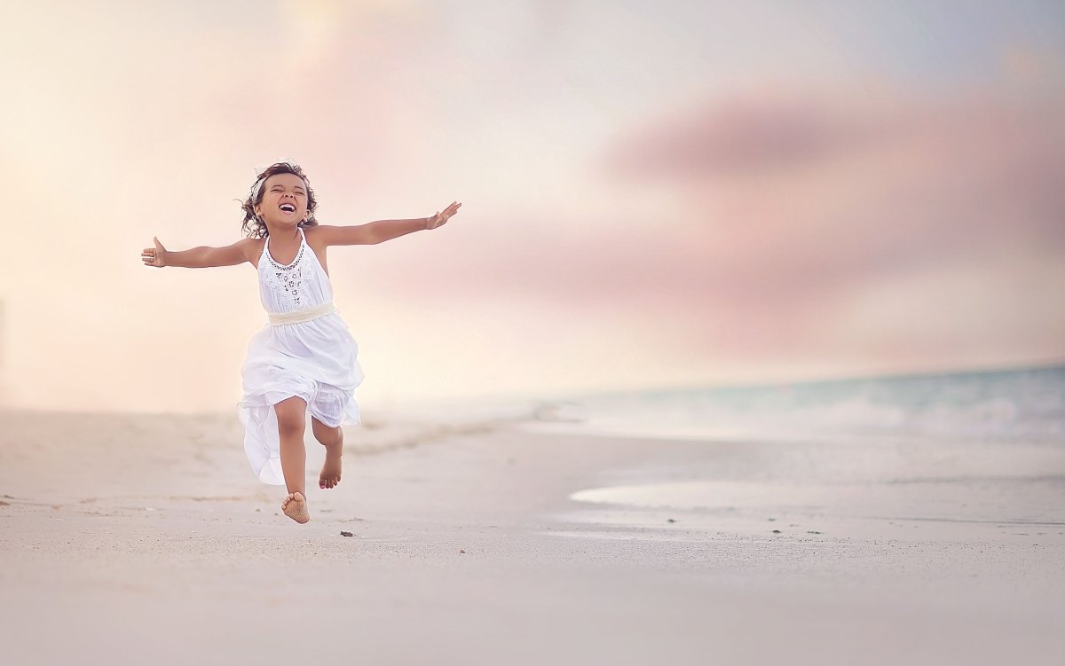 Море дети радость