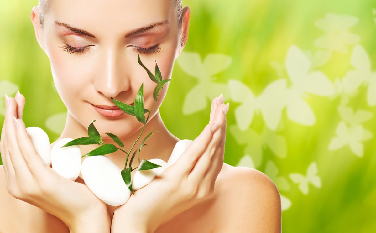 Натуральная косметика девушка