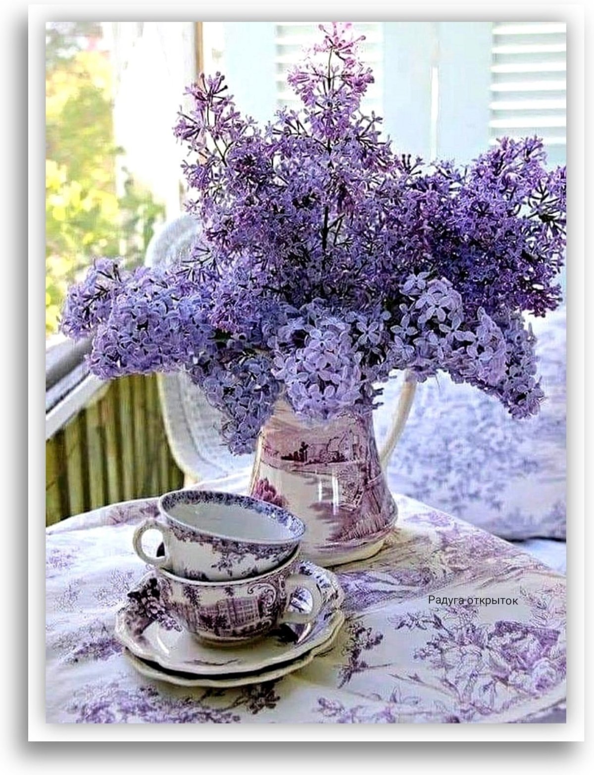 Сиреневое чаепитие