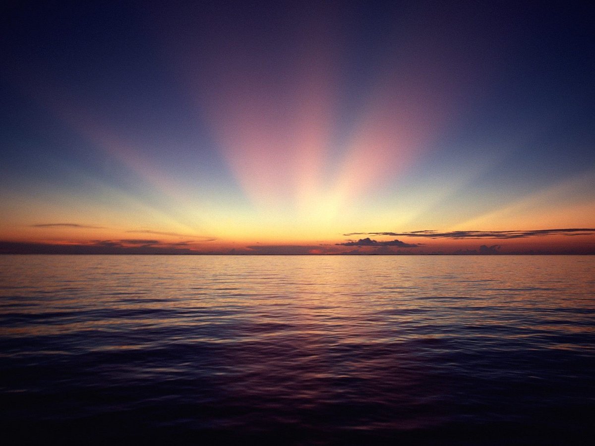 Утренняя Заря на море